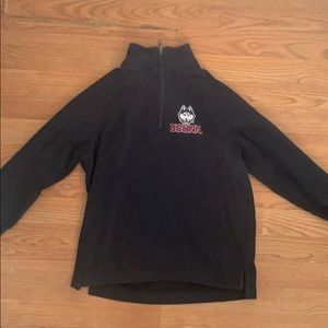 UConn quarter zip